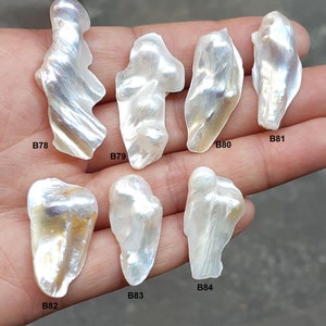 16-38mm Baroque Pearl, No Hole, Freshwater Pearl,Loose, Natural Pearl, Without Hole, Large Pearl Pendant PB084