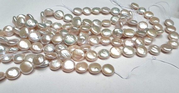 9-10mm Coin Shape Freshwater Pearl String - China Pearl and Loose Bead  price