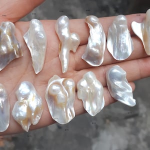 Genuine freshwater pearl, large baroque pearls, undrilled, big pearl pendant, wire wrapped stone,loose pearl, huge pearls,RARE 16-40mm,PB034