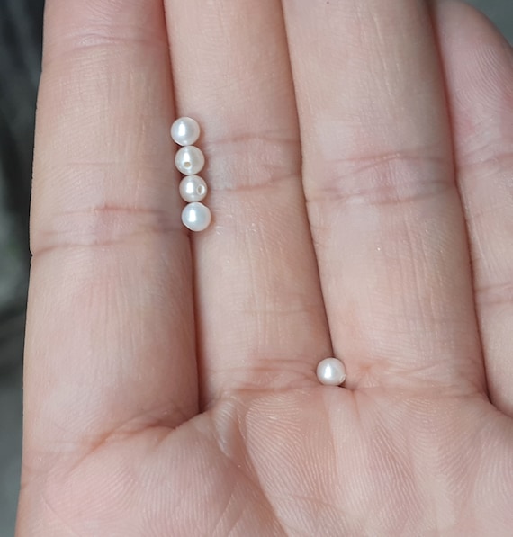 Freshwater Pearl 4mm Round Loose Pearls Beads