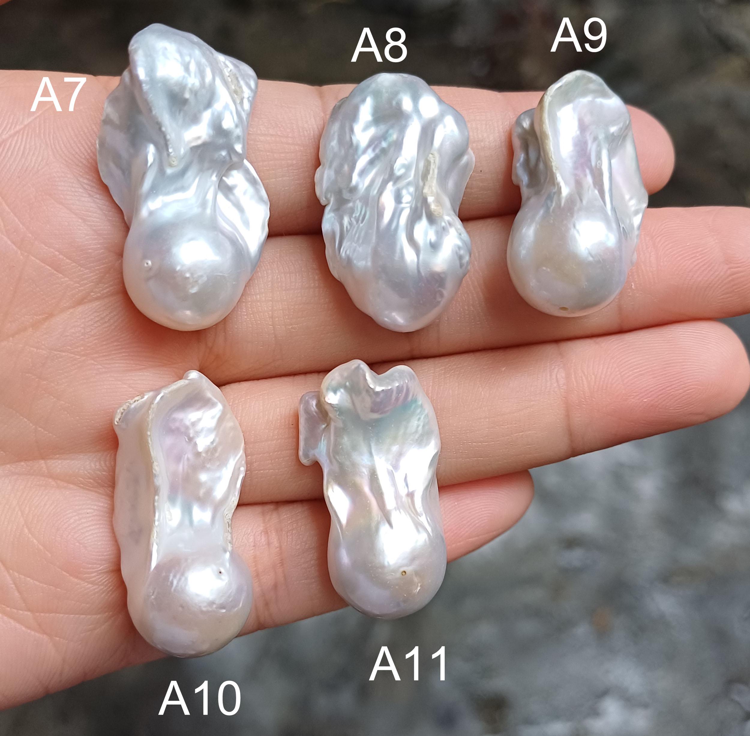Super Large Pearl Beads, White Baroque Pearl , for Making