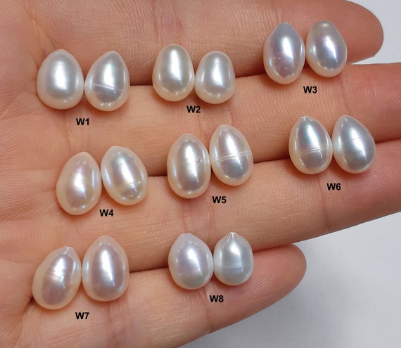 RUBY 35-45PCS 5-6mm Petite Perles D'eau Douce, Perle Blanche, Perles Eau  Douce, Perle de Culture Perle Nacre, Perles Naturelles pour Bijoux  Artisanat