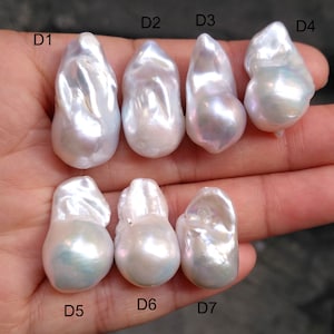 Drop Baroque Pearl// AA Baroque Fresh Water Pearl Bead// 14-18x 16-25mm White Pearl// PB1944