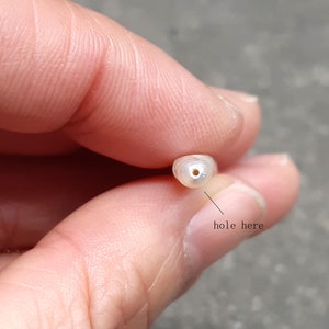 Super Long Slim Natural White Biwa Stick Pearl Freshwater Bead 2-6x15-35mm Pearl Good Quality BF001 image 2