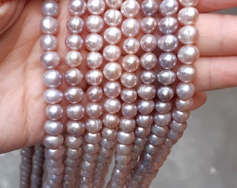 5strands freshwater pearl pink baroque 14.5" nature