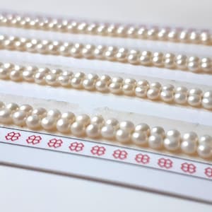 Perle bouton de 3-4 mm, perles à moitié percées, perle d’eau douce en vrac, paires de perles assorties, perles de graines, boucles d’oreilles à bouton, vente en gros