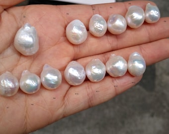 White-Ringed Round Freshwater Pearls, 12MM – Praha® Beads and Jewelry