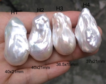 36-41mm Super Large Pearl Beads, White Baroque Pearl , For Making Freshwater Pearl Pendant, Huge Pearl, PB1923