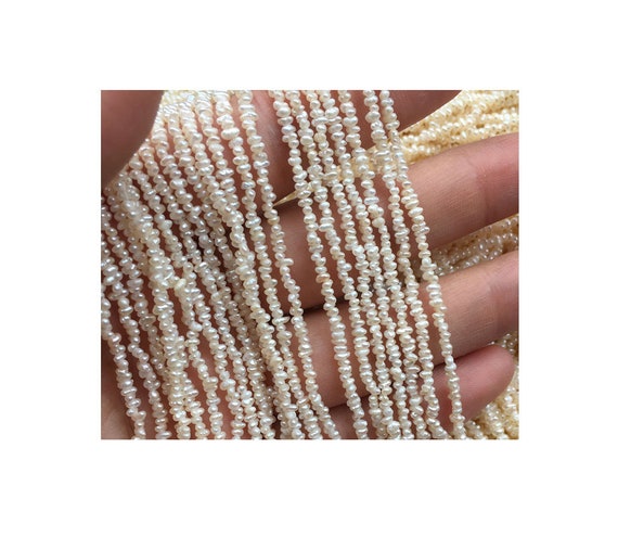 2-8mm High Luster Round Pearl Beads, Undrilled Pearl, Genuine Natural White  Round Freshwater Loose Pearl No Hole PB896