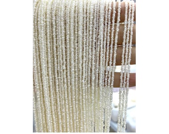 1/2/3mm Seed pearl, tiny pearls, smallest freshwater pearl, potato seed pearls, genuine culture pearl beads, seed pearl wholesale, PB228