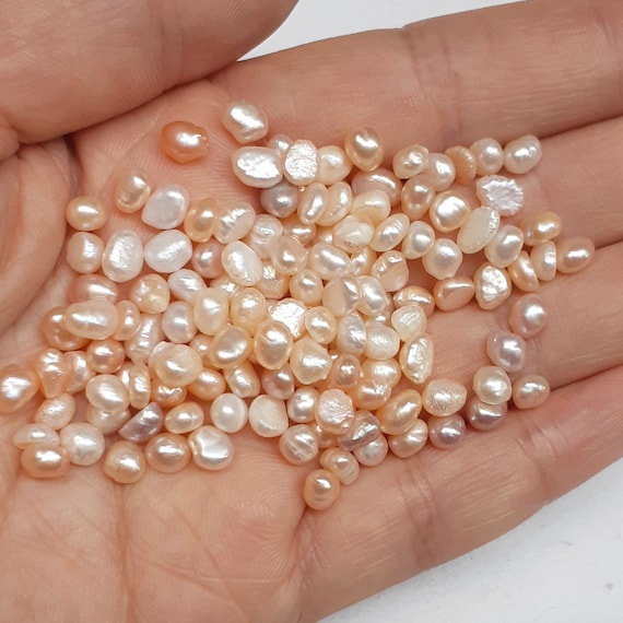 4-5mm Baroque Pearl, Loose Nugget Pearls, Genuine Freshwater Pearl
