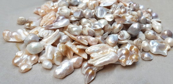 Natural Freshwater Pearl Beads Raw Irregular Shape Pearls for