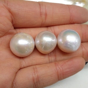 Classic Full Strand 6.5-7mm White Freshwater Cultured Pearls, Near Round,  Shiny, Good to High Luster, 88-100% Clean, AA to AA 