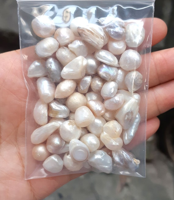  Natural Colorful Freshwater Pearl Beads Irregular