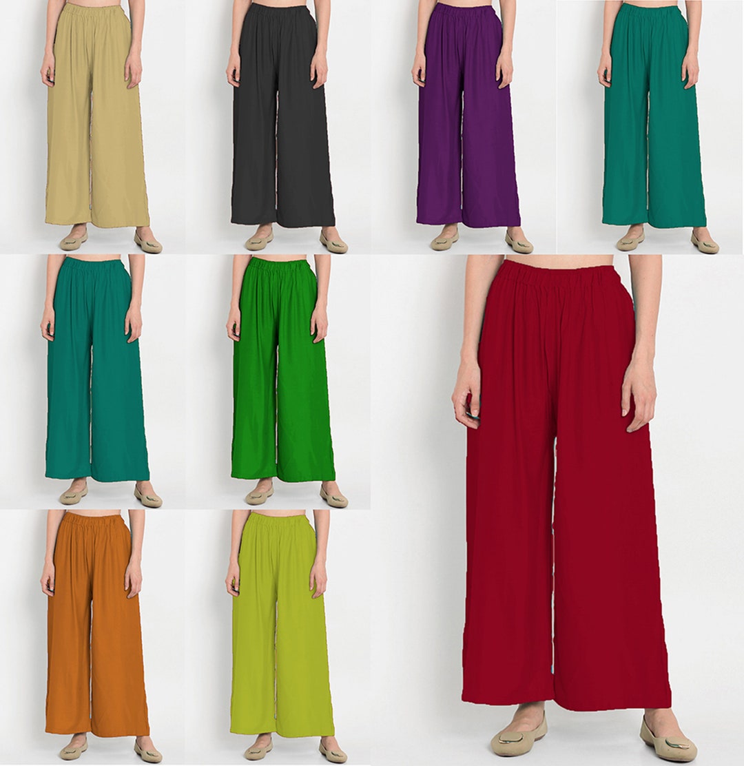 Women Cotton Palazzo Pants Harem Yoga Belly Dance Pantaloons - Etsy