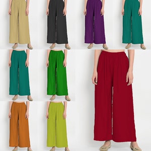 Buy Cotton Palazzo Pants Online In India -  India