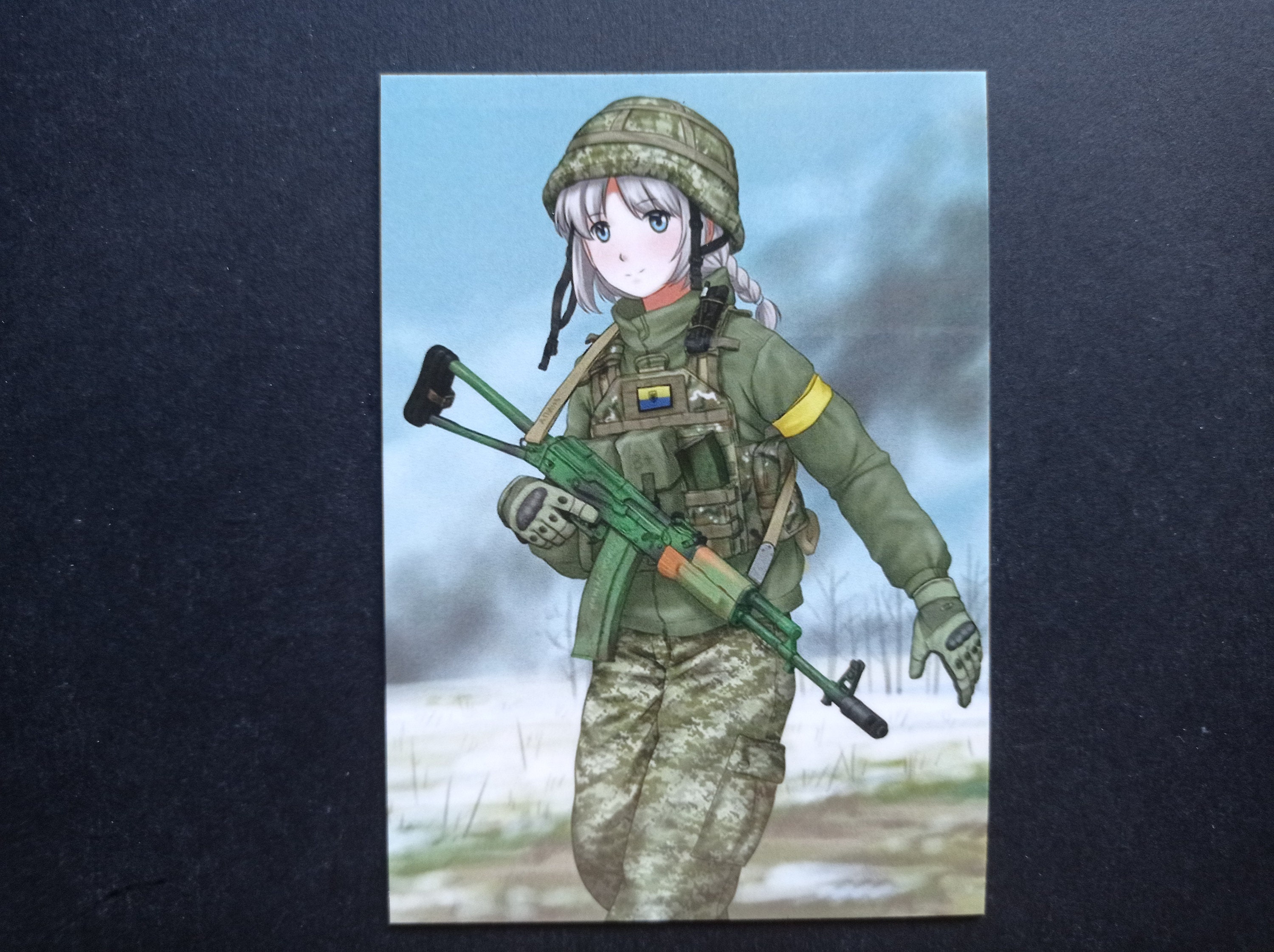 Anime Military Girl - Etsy Anime Military Girl - Etsy
