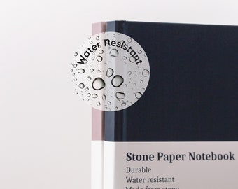 Stone Paper DOT GRID Hardcover A5 Notizbuch - Roca