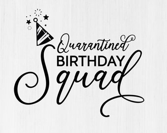 Download Birthday squad svg | Etsy