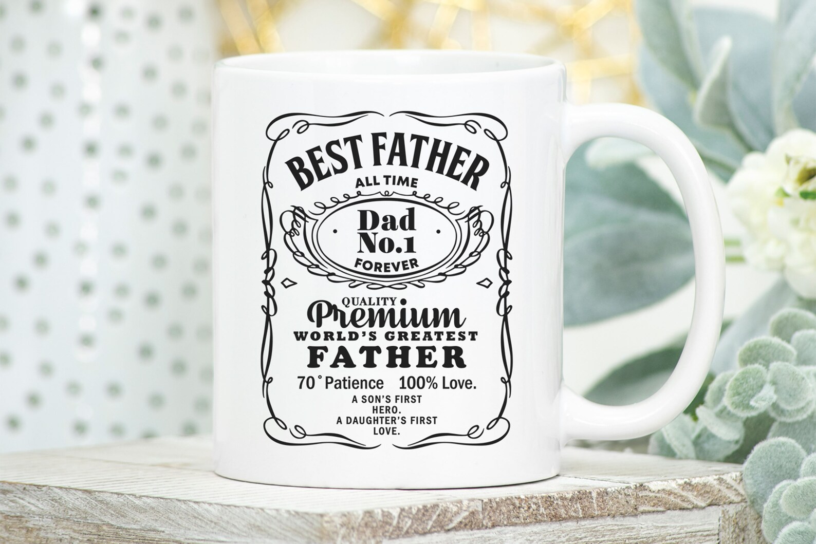 Download Father's Day SVG Dad Svg Best Dad Whiskey Label PNG | Etsy