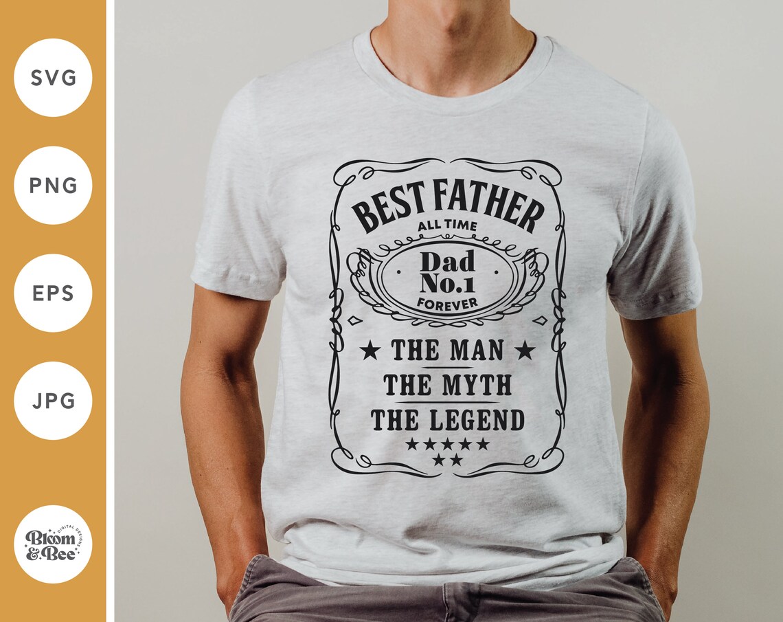 Dad the Man the Myth the Legend Svg Father's Day Svg - Etsy