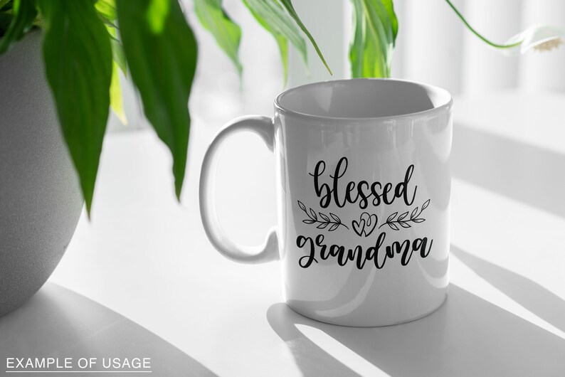 Download Blessed Grandma SVG Grandma Clipart Grandmother Svg Family ...