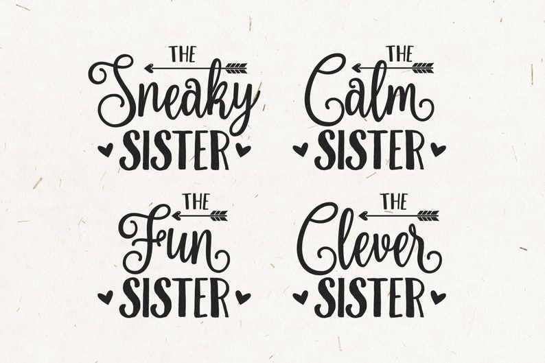 Download Sisters SVG Bundle 20 Sisters Matching Shirt Designs | Etsy