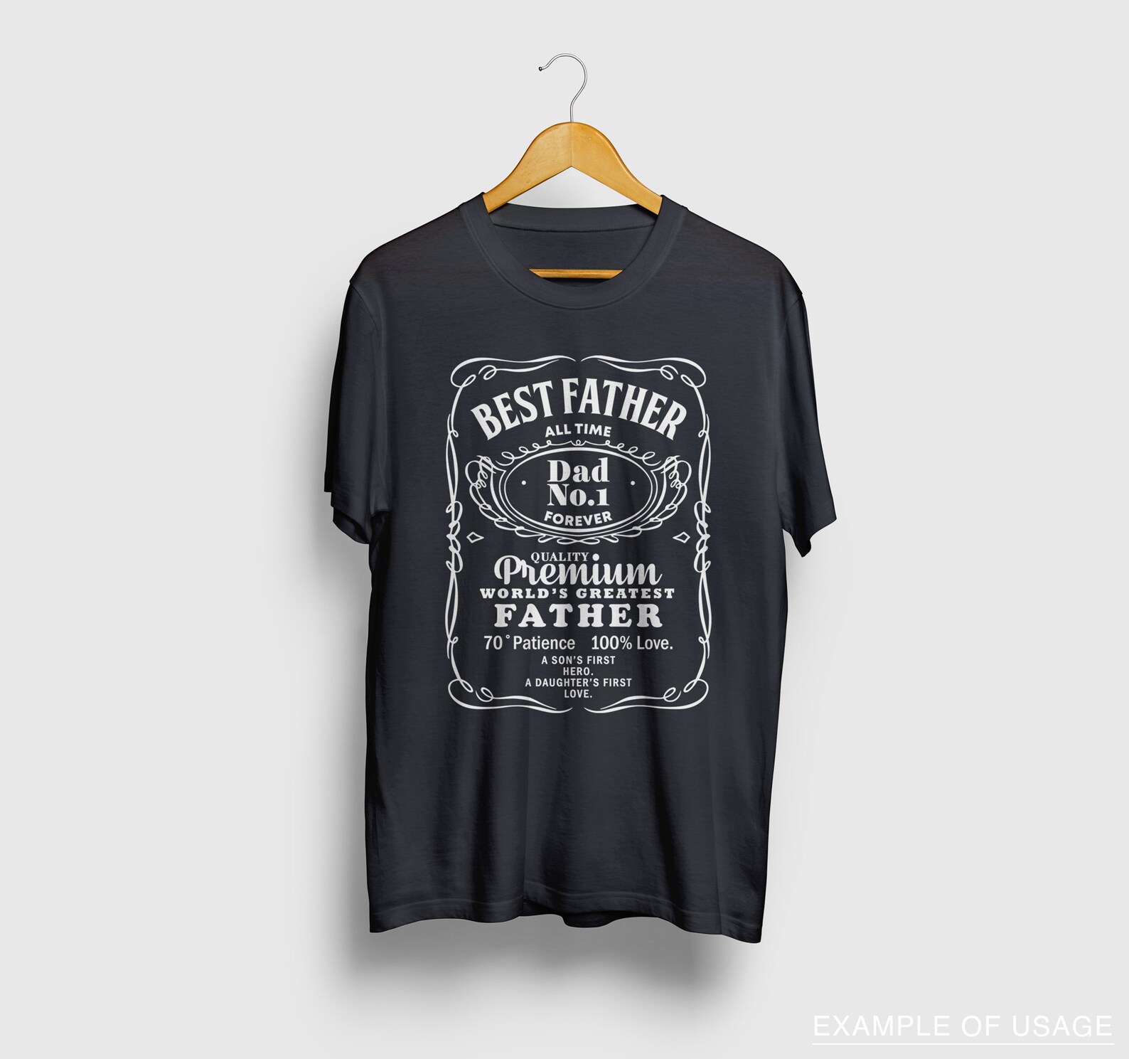 Download Father's Day SVG Dad Svg Best Dad Whiskey Label PNG | Etsy