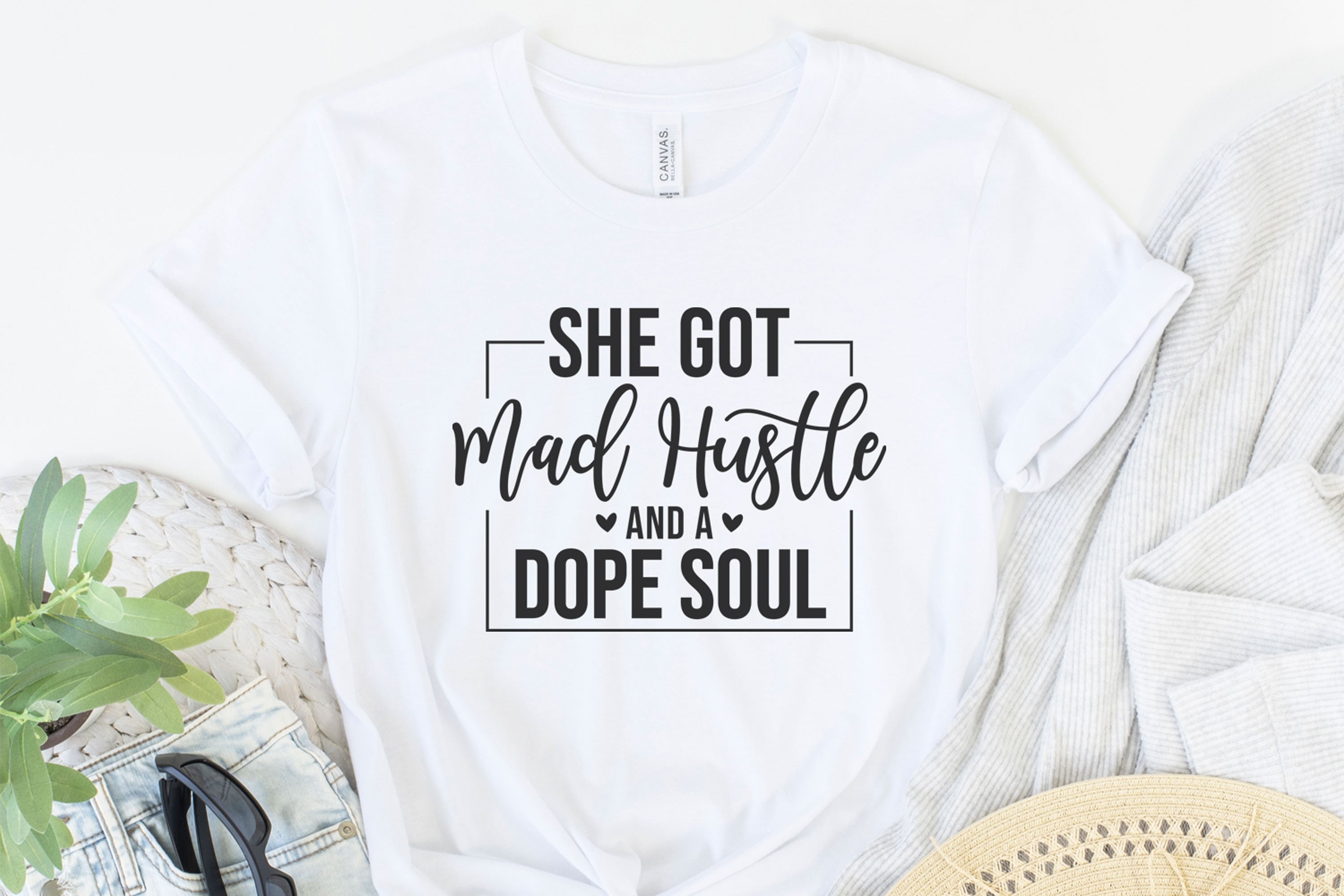 She Got Mad Hustle and A Dope Soul SVG Hustle Svg Girl Boss | Etsy