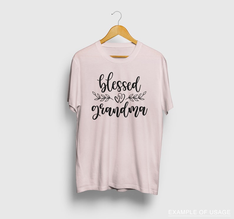 Download Blessed Grandma SVG Grandma Clipart Grandmother Svg Family ...