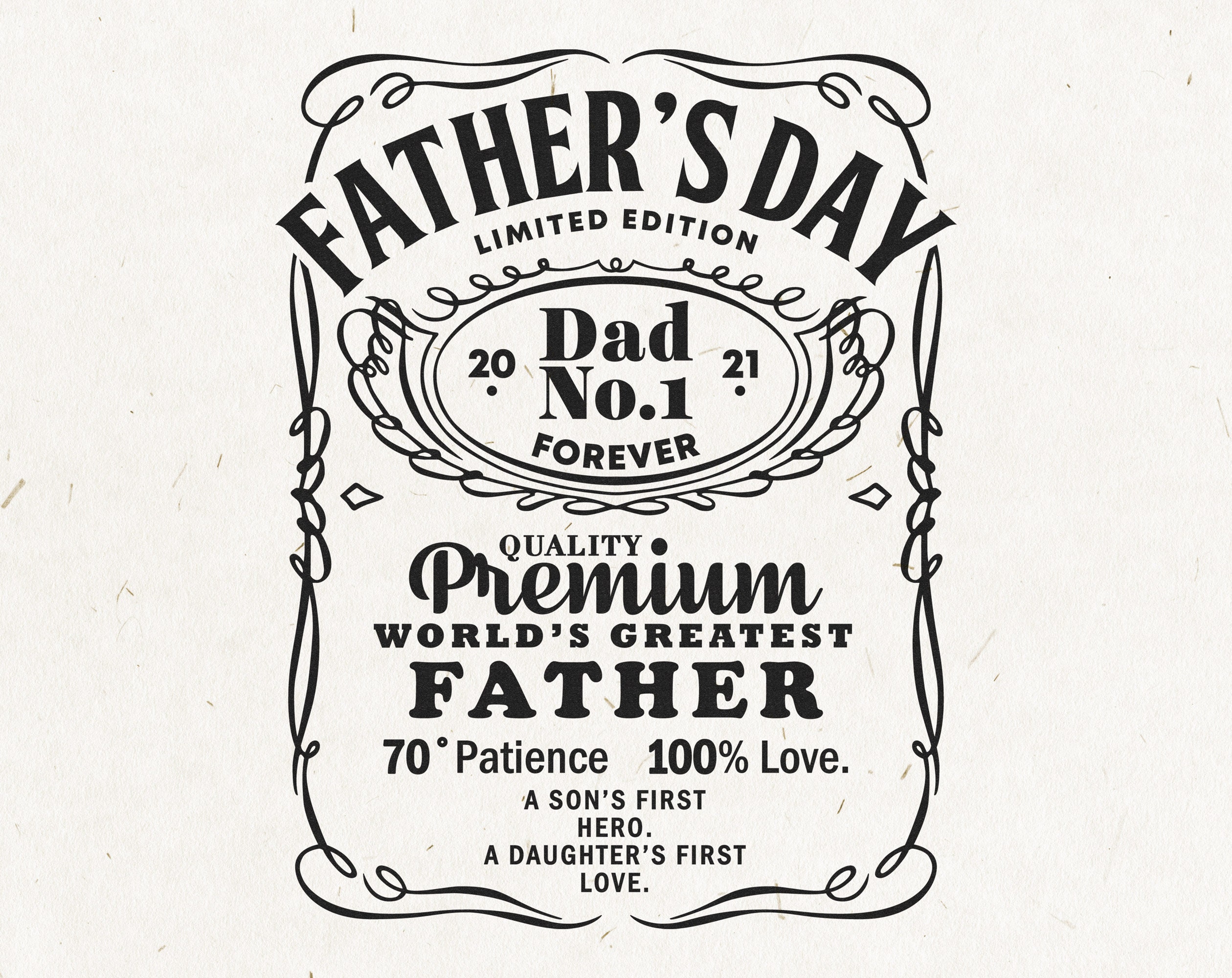 Download Father's Day 2021 SVG Dad Svg Best Dad Whiskey Label | Etsy