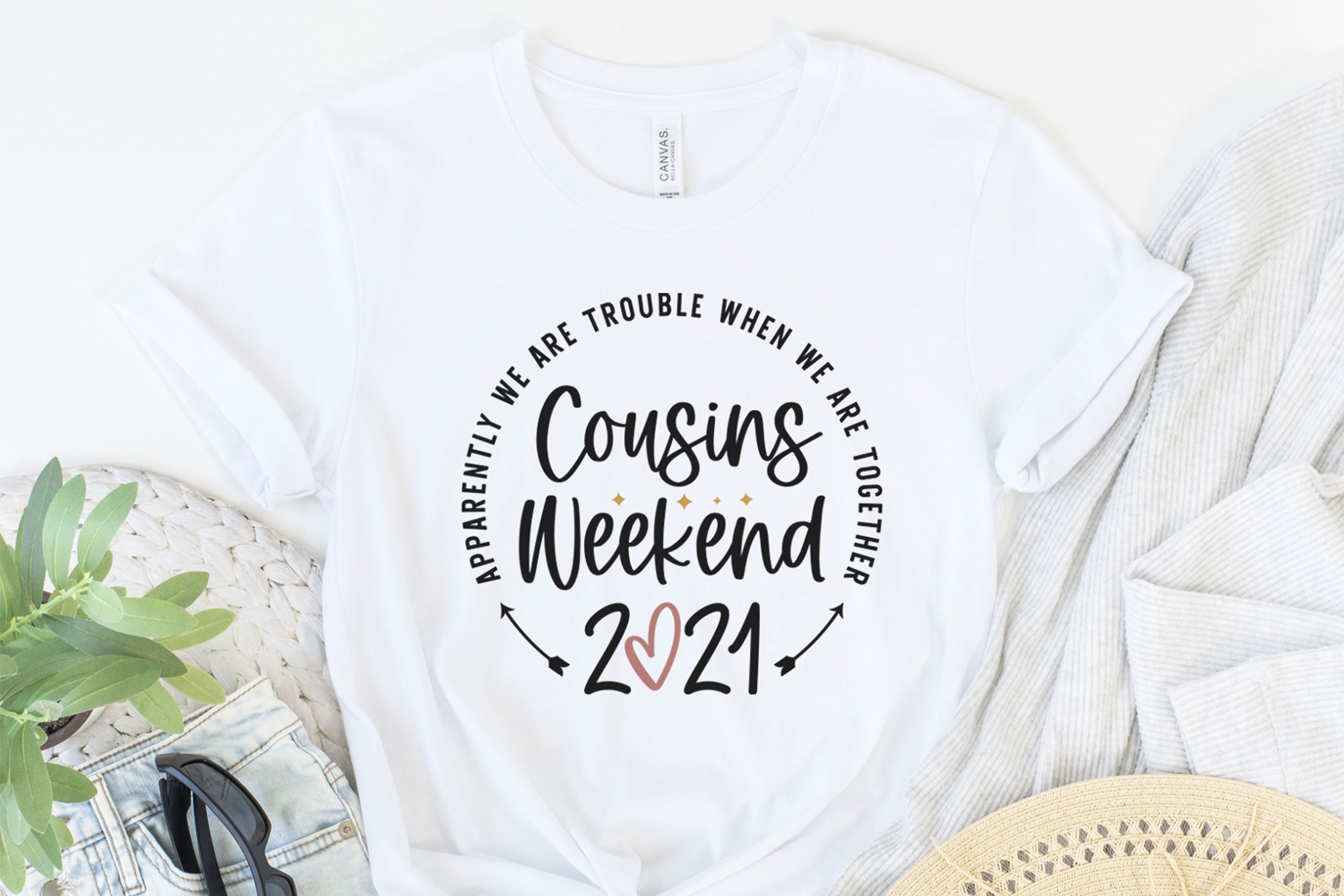 Cousins Weekend 2021 SVG Trouble Together Svg Familie Urlaub Etsy