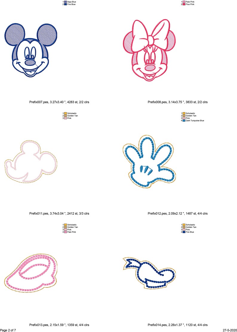 38 Disney Machine Embroidery Designs Disney Embroidery Etsy UK