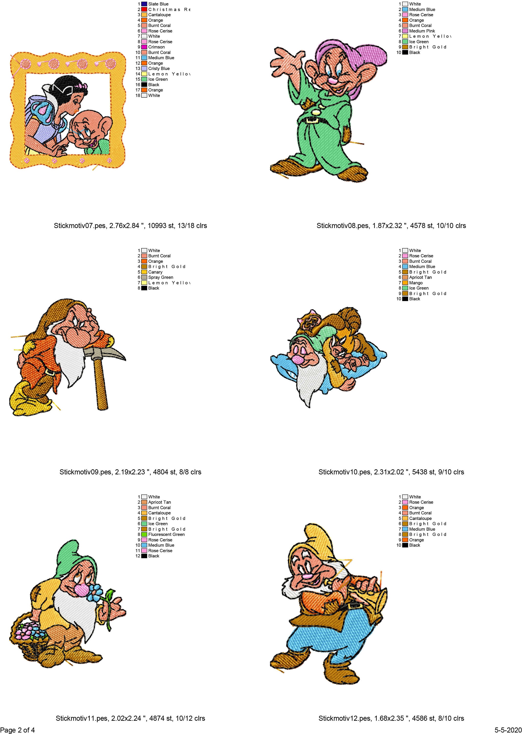 24 Snow White Machine Embroidery Designs Disney Embroidery Etsy