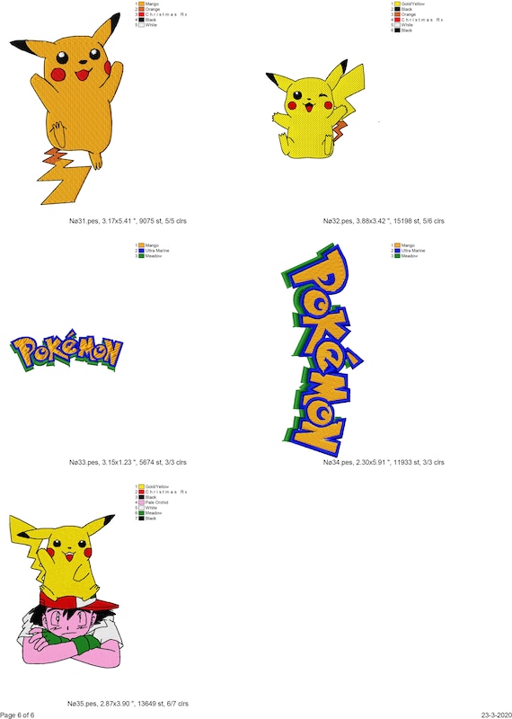 Pikachu evolution chart