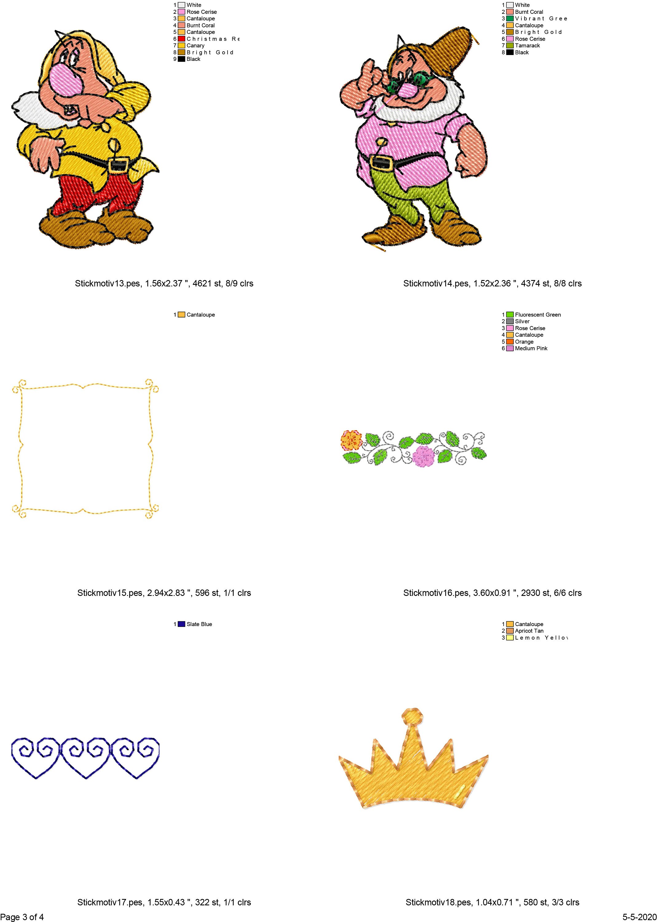 24 Snow White Machine Embroidery Designs Disney Embroidery Etsy