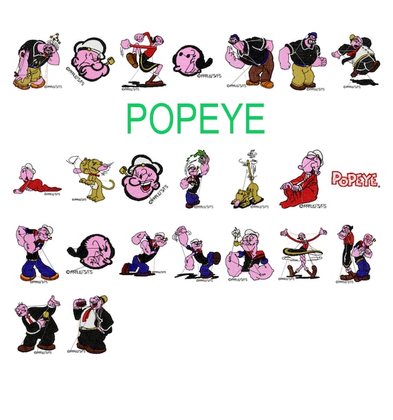 Popeye characters names deals