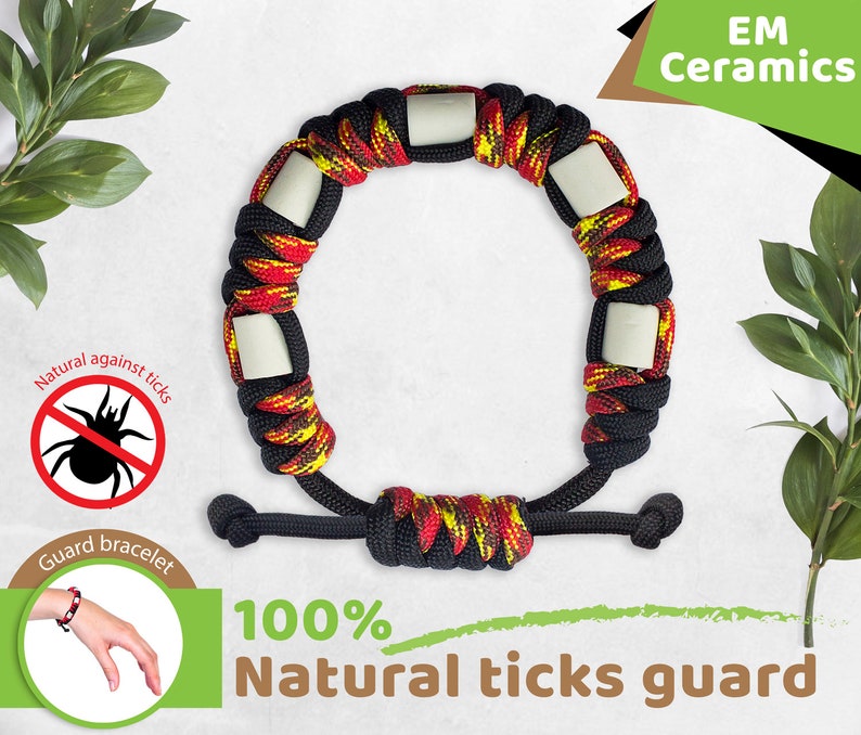 Paracord Bracelet Jamaica Natural Tick Repellent Bracelet Etsy