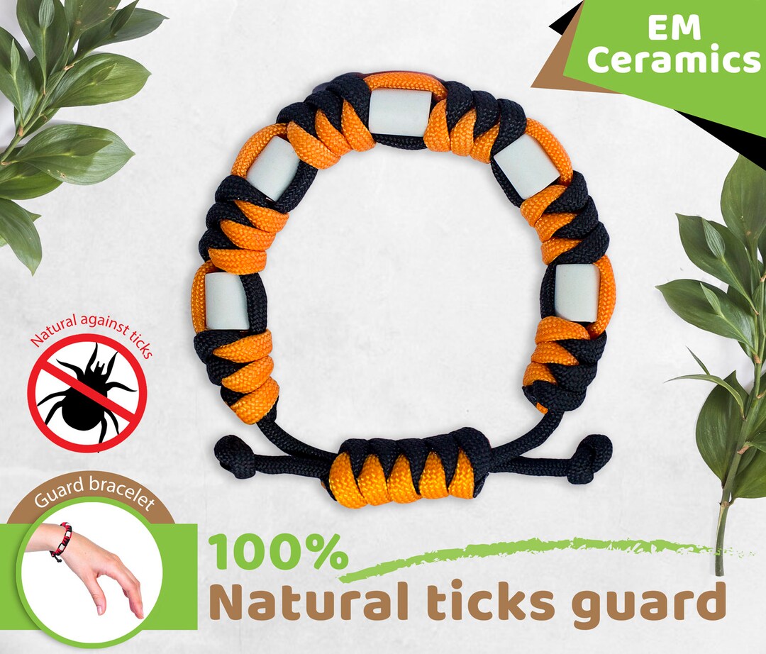 Paracord Bracelet Citrus Natural Tick Repellent Bracelet Etsy