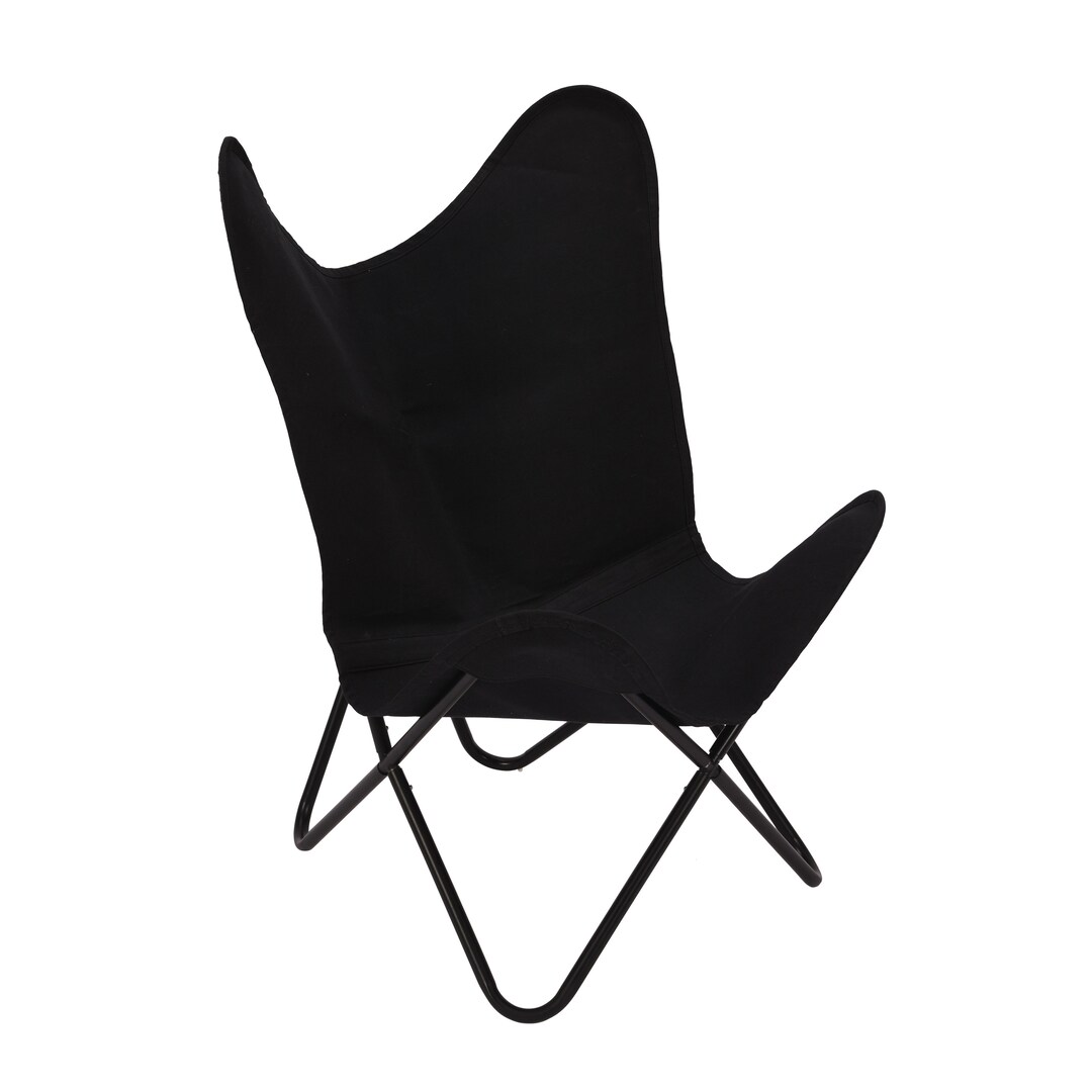 Replacement Black Canvas Cover for Butterfly Chair, Butterfly Chair