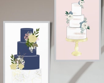Cake Design Procreate Stamps - Pinceau à niveau de gâteau, dessin de gâteau numérique, Procréation, Modèle de gâteau, Pinceaux de procréation