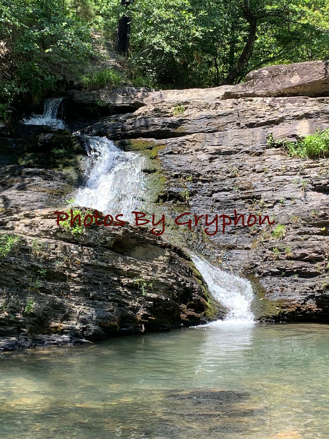 Crooked Creek Falls 4 Print Waterfall Print Arkansas Nature Print