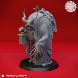 Krampus 3d printed miniature for tabletop RPGs|Dungeons and Dragons|DnD|D&D|Pathfinder