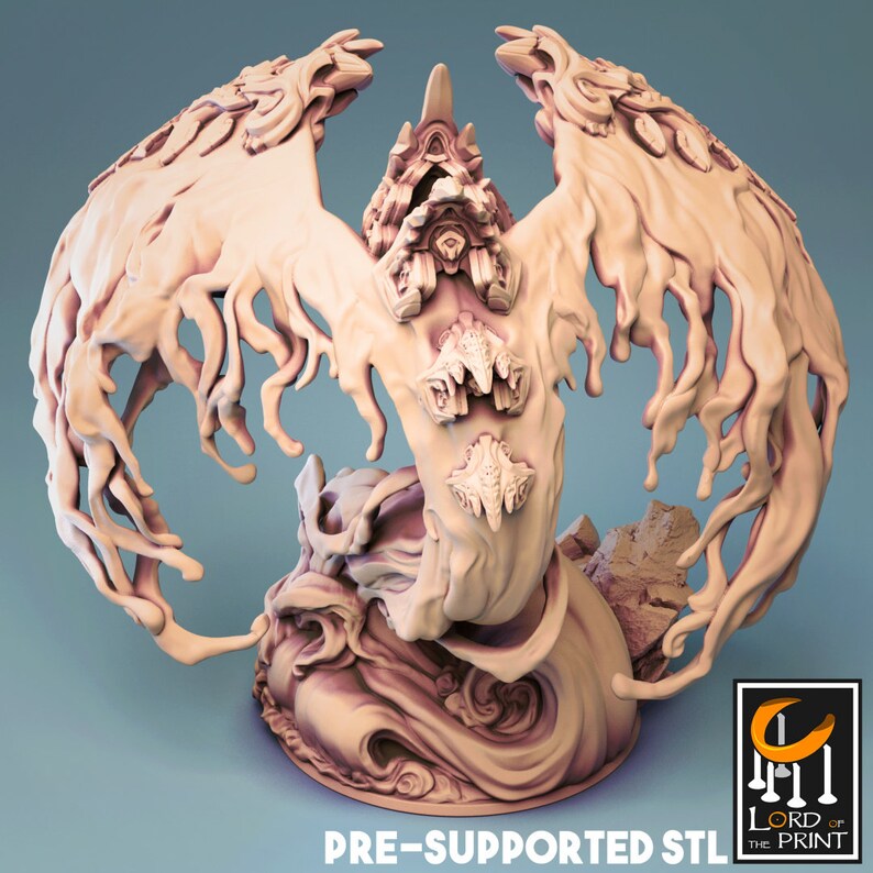 Water Elemental 3d Printed Miniature for Tabletop Etsy