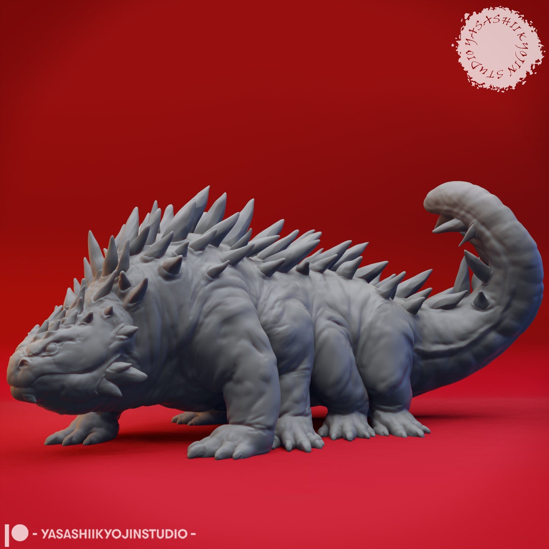 Basilisk 3d Printed Miniature for Tabletop Rpgsdungeons and Dragonsdndd ...