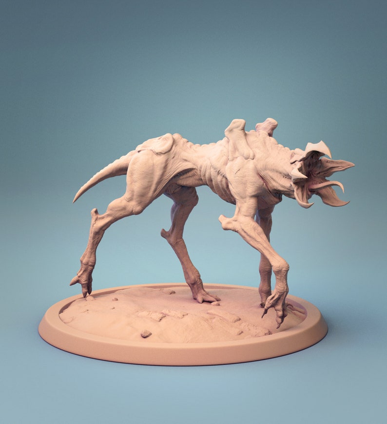 Hound of Tindalos 3d printed miniature for Tabletop RPGsDungeons and DragonsDnDD&DPathfinder image 1