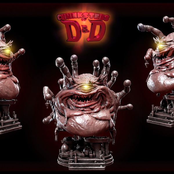 Beholder Chonkster 3d printed miniature for Tabletop RPGs|Dungeons and Dragons|DnD|D&D|Pathfinder