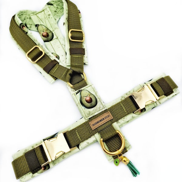 Hundegeschirr/ Y-Geschirr/ Brustgeschirr/ Führgeschirr /Dogharness/ Geschirr für Hunde/ Harness for Dogs/ Acovado/ Avocadolove