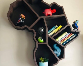 Africa Bookshelf Etsy