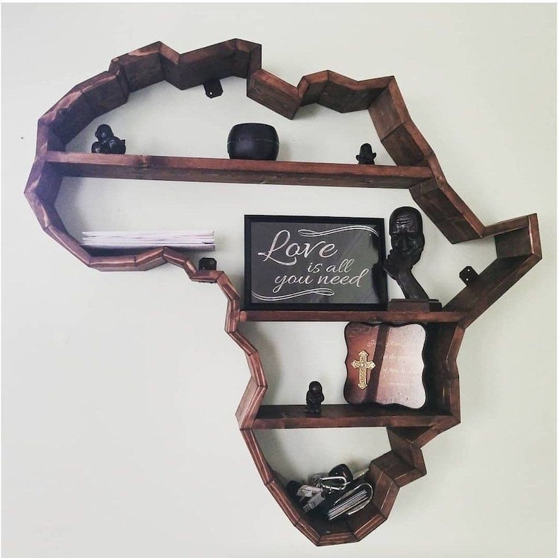 Custom 5FT African Bookshelf. This is XLarge 5ft in SIZE. Etsy